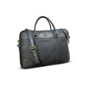 Classic Black Leather Bag