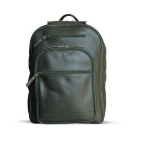 Classic Leather School Backpack