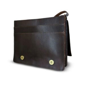 Brown Leather Clutch Organizer